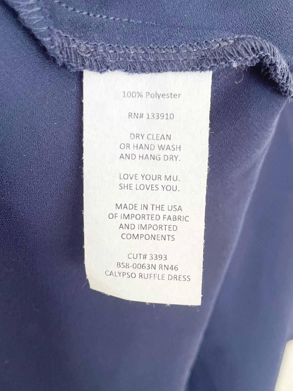 NWT Show Me Your Mumu Calypso Ruffle Tiered Dress M Medium Navy Blue Open Back